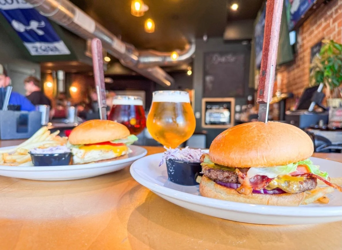 Today is the big day! Burger AND a Beer Thursdays are officially here at Nazareth Brew Co.🍺🍔

Swing by ALL DAY for a Burger and Beer for $16! Order our American Burger or a Grilled Chicken Sandwich + a 12 oz. pour of your favorite Nazareth Brew Co.