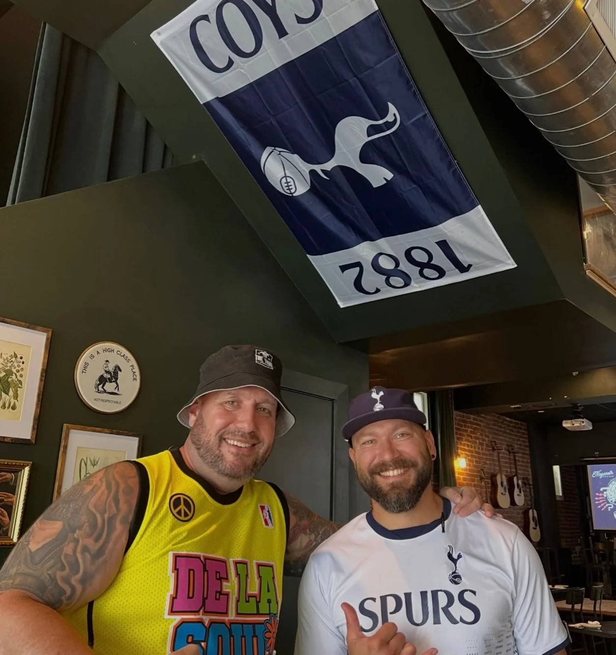 We love meeting fellow Premier League fans &mdash; especially when they don&rsquo;t expect to walk into a football bar (or a Spurs bar) #coys 

Premier League football will be on the TVs and projector all day!! Football is officially back! Stop by fo