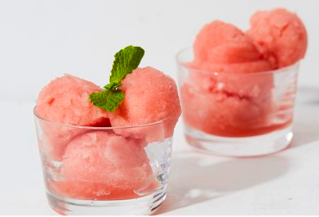 Watermelon Sorbet (or Mango, or Peach!)