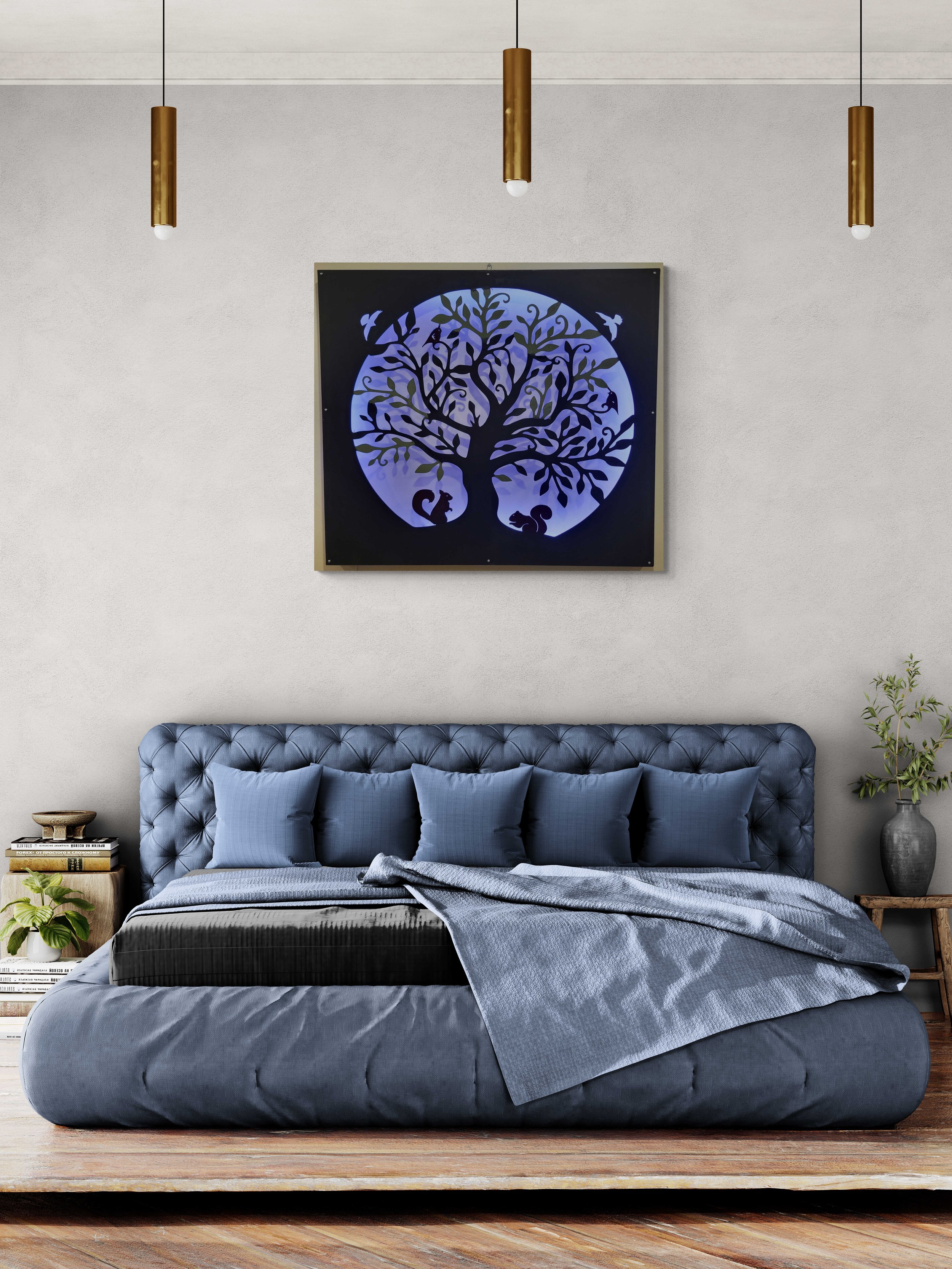 Radiant wall art. LED wall art Mississauga..jpg