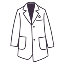 Image of a lab coat symbolising packaging technology