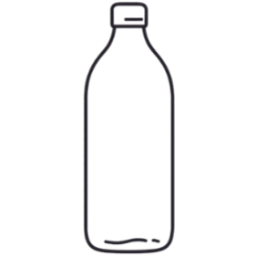 Image of a plastic bottle symbolising rigid plastic packaging
