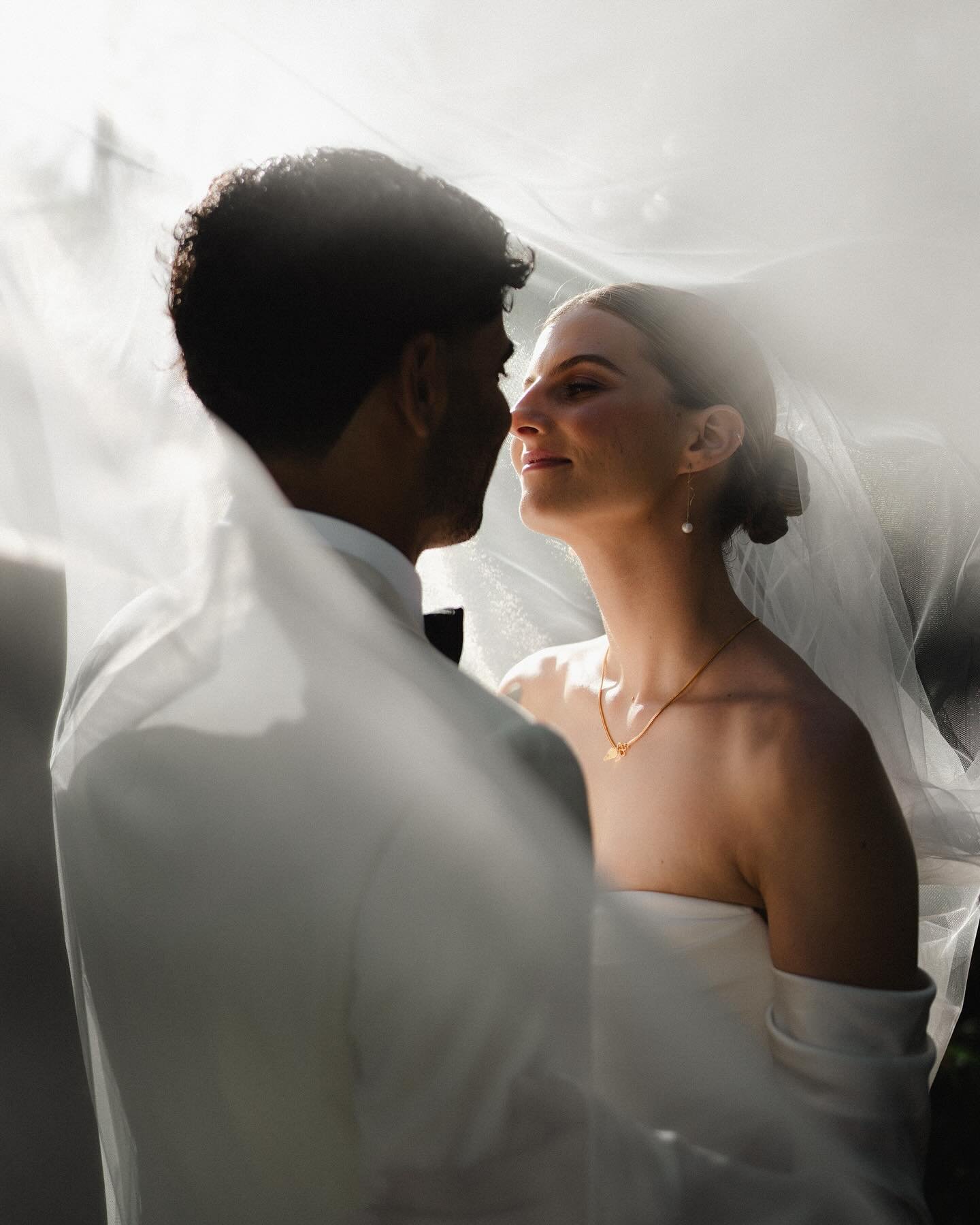 Just two lovers under the wedding veil… oh and their third wheel with a camera too π
A little crowded? Maybe. Worth it for the shot? Absolutely.
