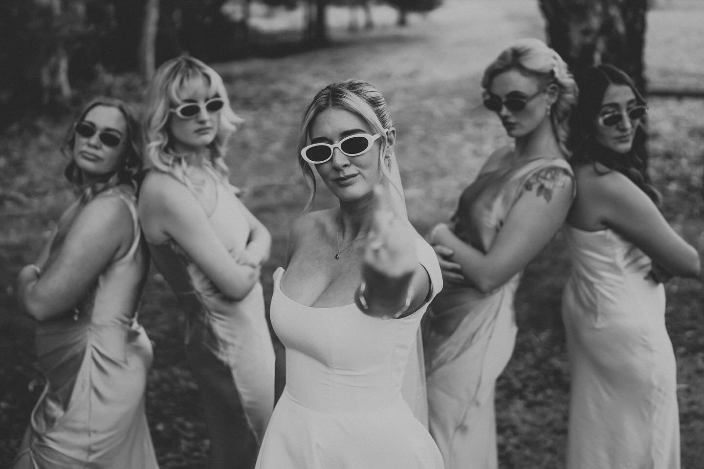 Bridesmaids bringing the chaos, the energy, and the good vibes… yeahhh the girls!