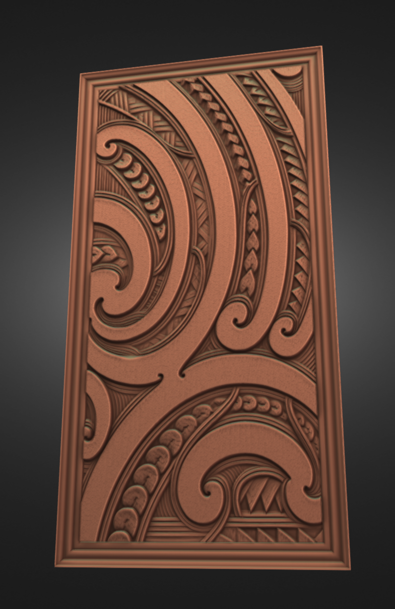 Māori design language bookmark