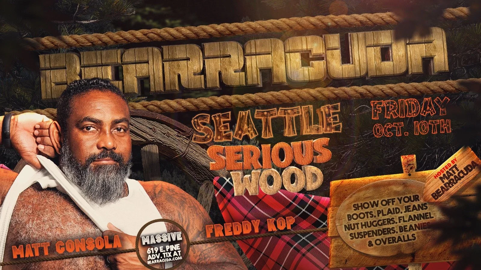 Bearracuda Seattle: Serious WOOD!