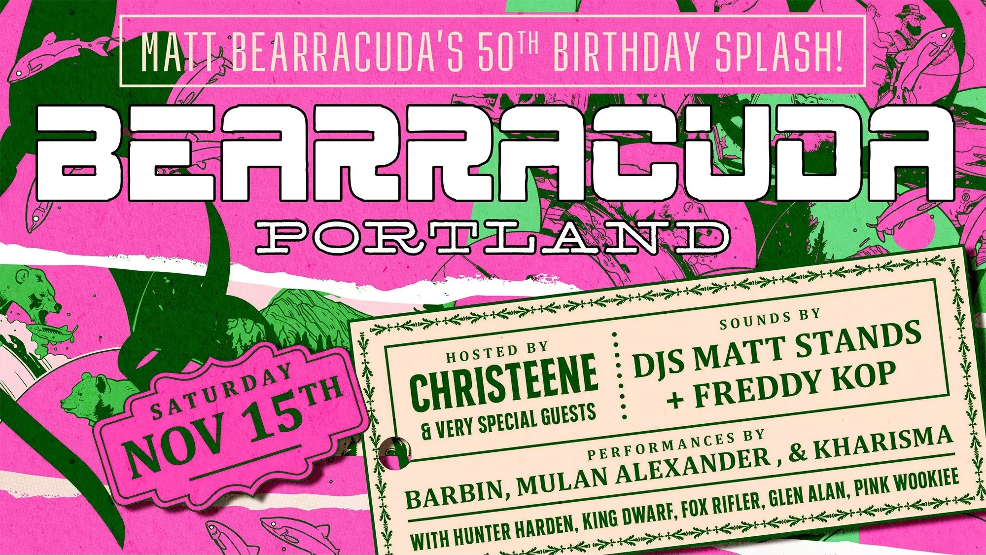 Matt's 50th Birthday Bearracuda
