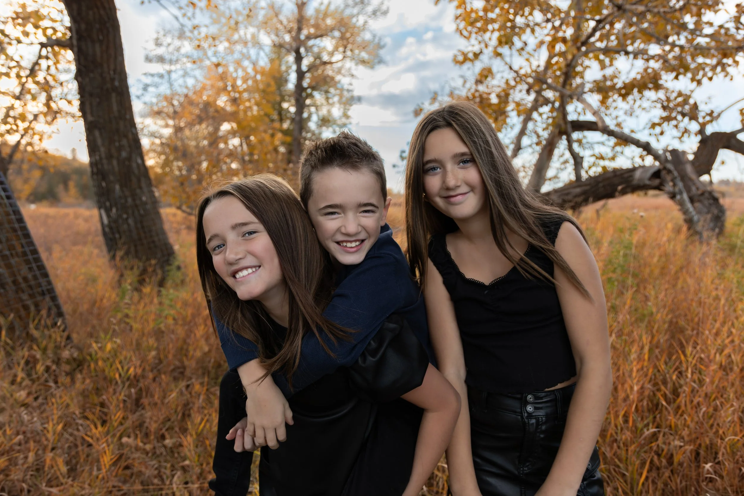Golden Hour Family Magic at Fish Creek Park in Calgary