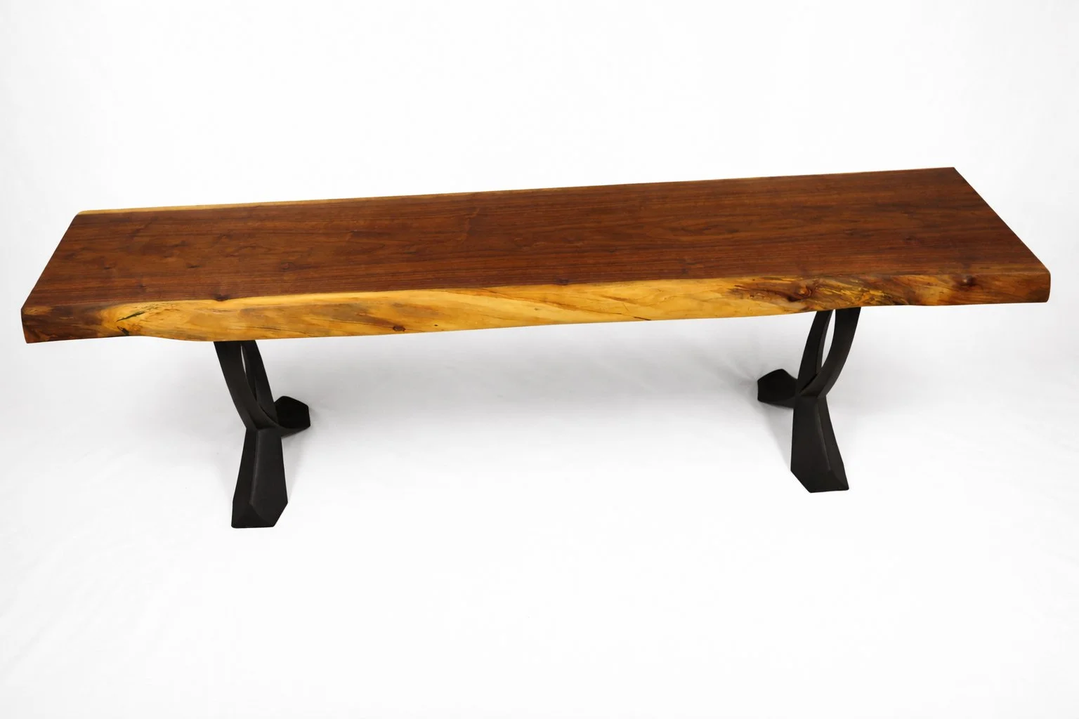 Live Edge Black Walnut Bench or Coffee Table