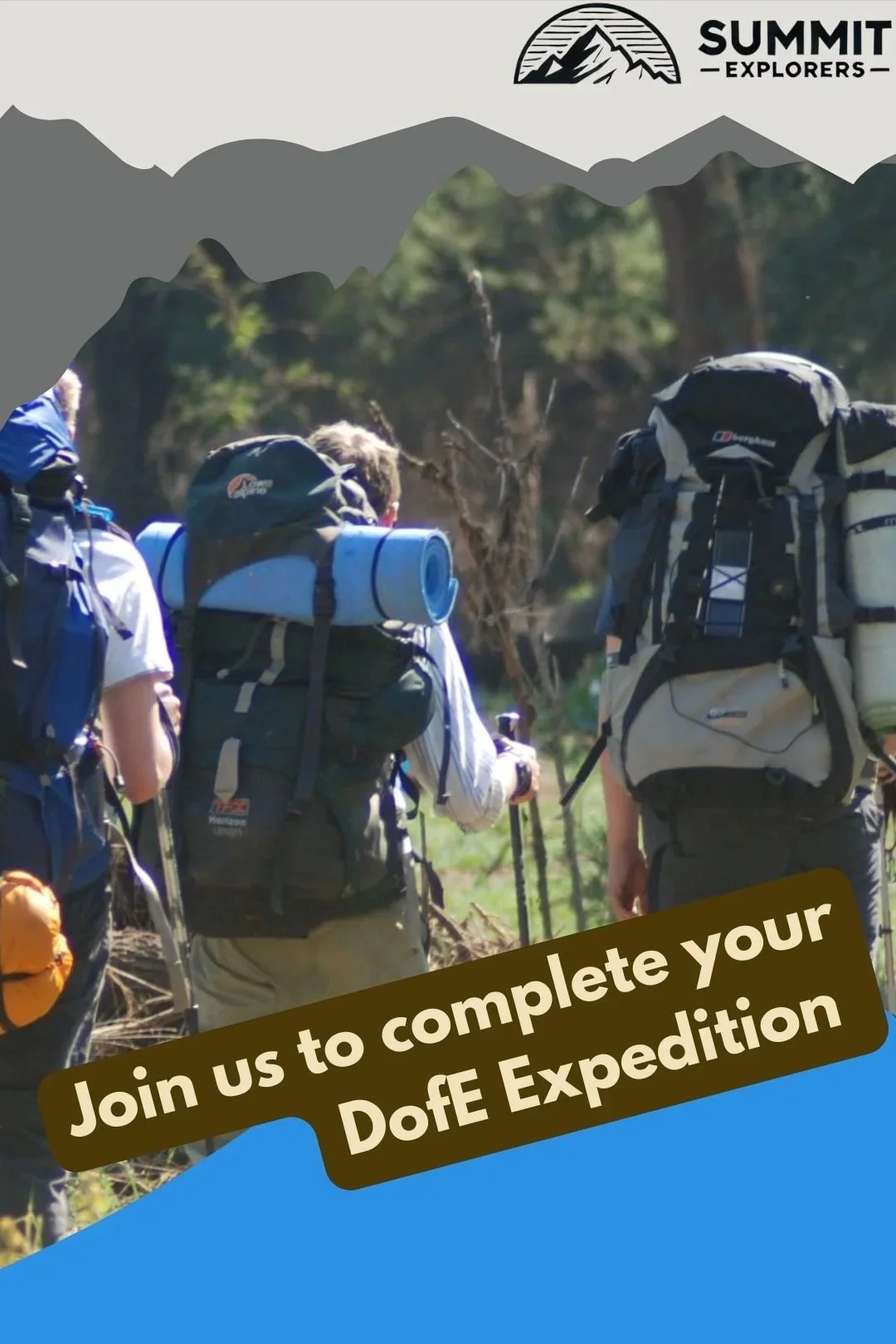 Silver DofE participants hiking from Church Stretton to Habberley through the Shropshire Hills