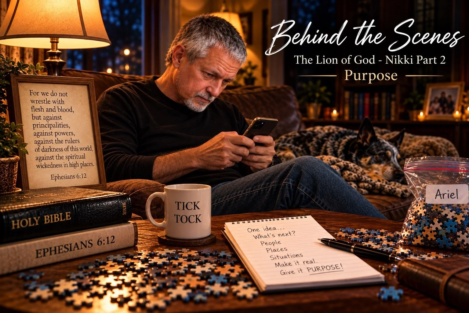 Behind The Scenes - Nikki  - Wrestling with God, Words and Purpose.