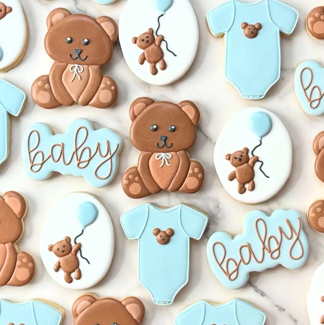 Isn&rsquo;t this baby shower set unBEARrbly cute!