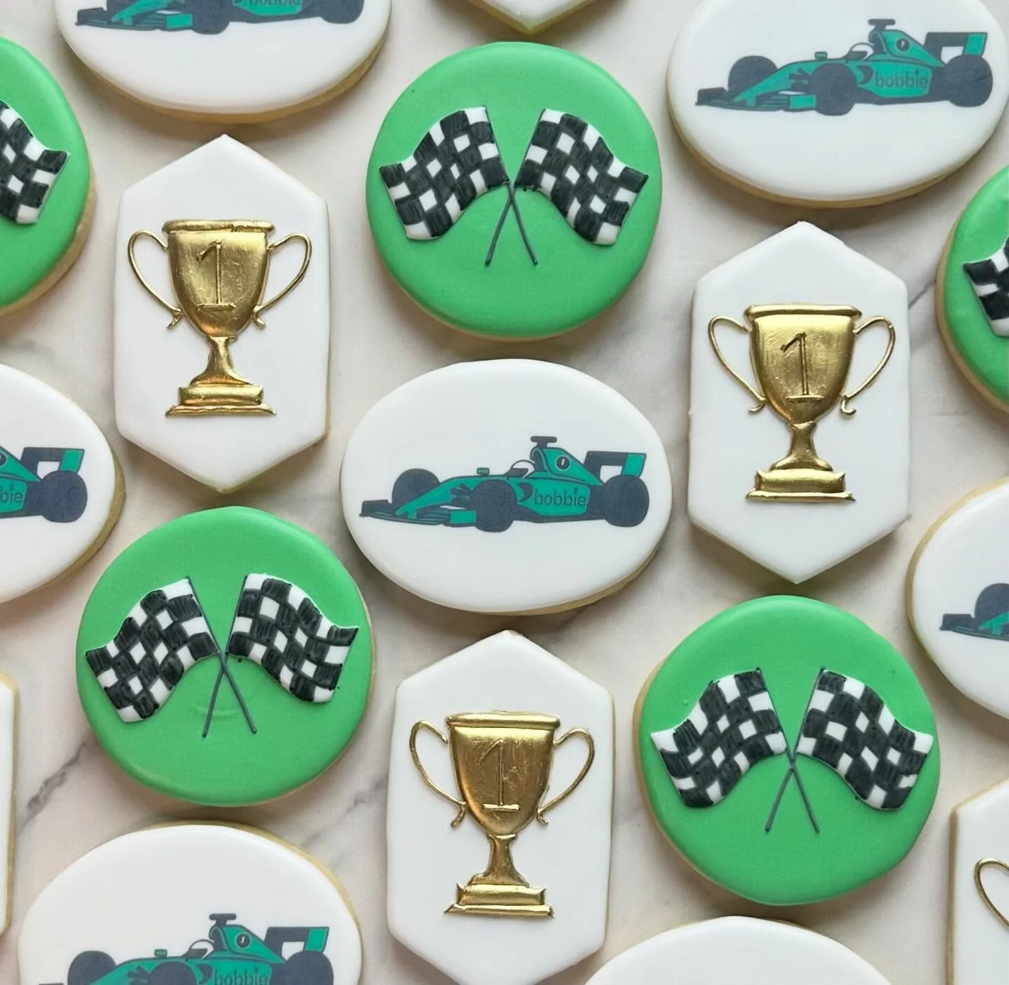 F1 weekend may be over but these cookies will keep that winning feeling going!🏆🏎️

#f1 #hutto #roundrock #pflugerville #cookies #sugarcookies #decoratedcookies #sweets #austin #texas
