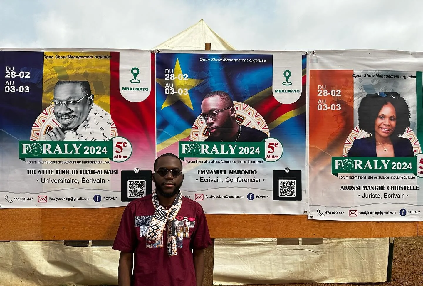 6e &eacute;dition du Forum des Acteurs de l&rsquo;industrie du Livre de Yaound&eacute; (FORALY)

Quelle exp&eacute;rience m&eacute;morable, marqu&eacute;e par des &eacute;changes riches, des retrouvailles chaleureuses et de belles rencontres !

Merci