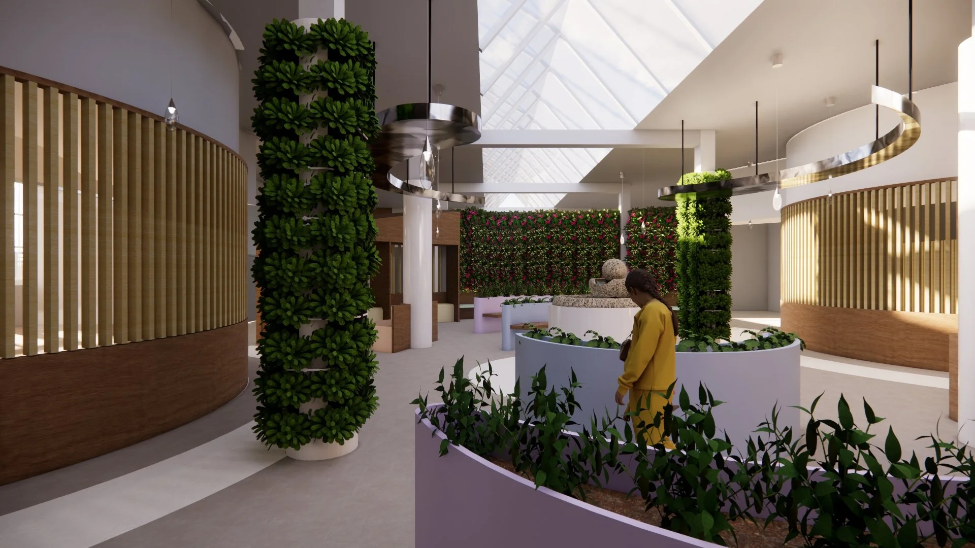 Indoor Garden Rendering 1 