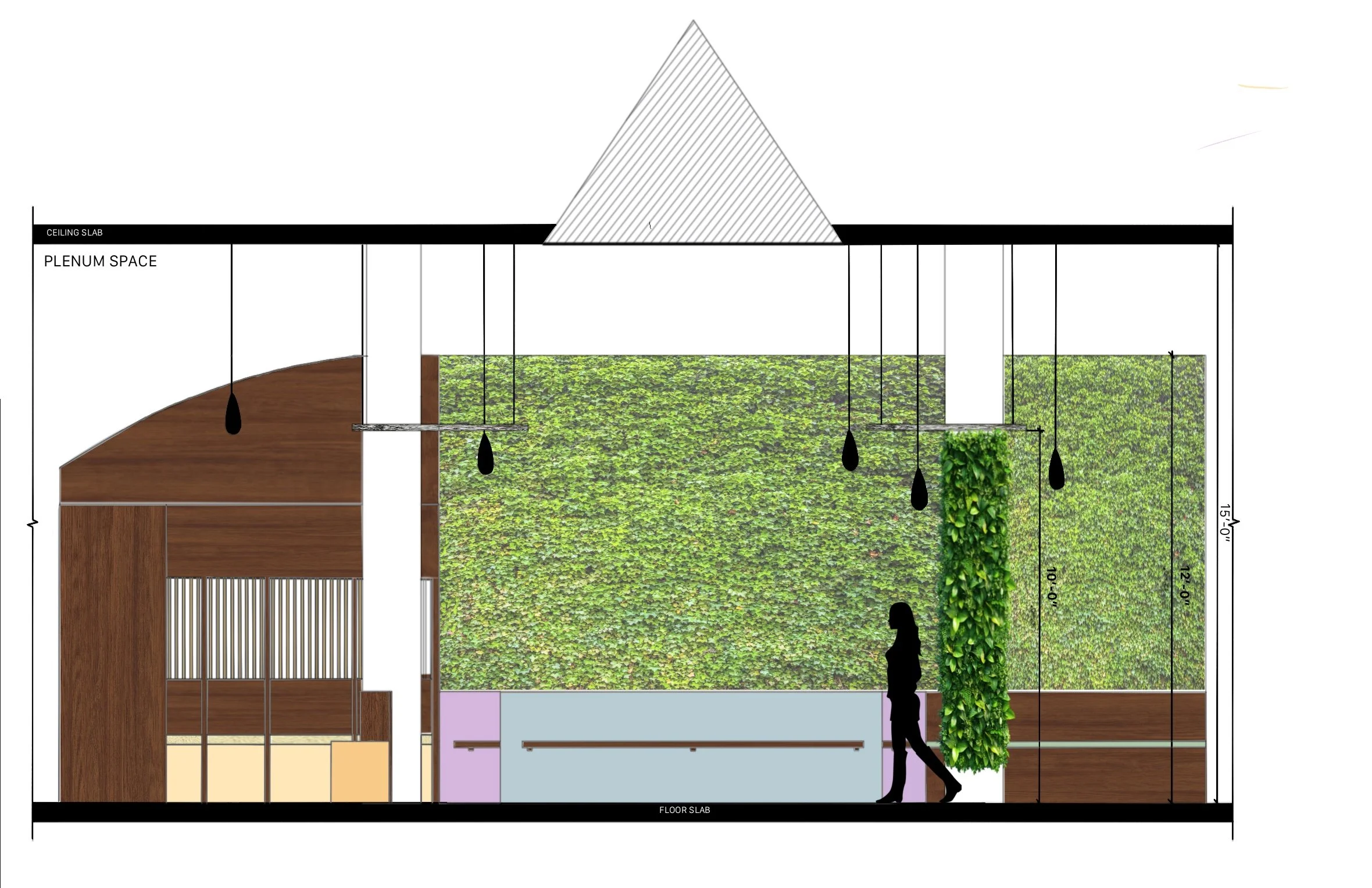 Indoor Garden Elevation 