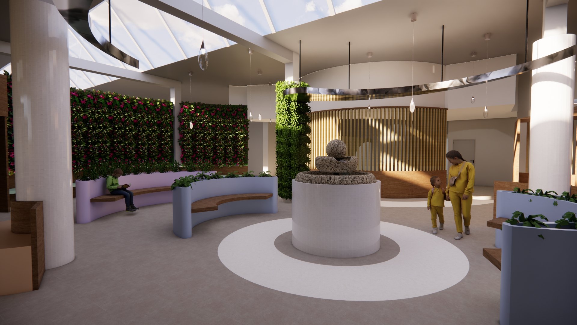 Indoor Garden Rendering 2