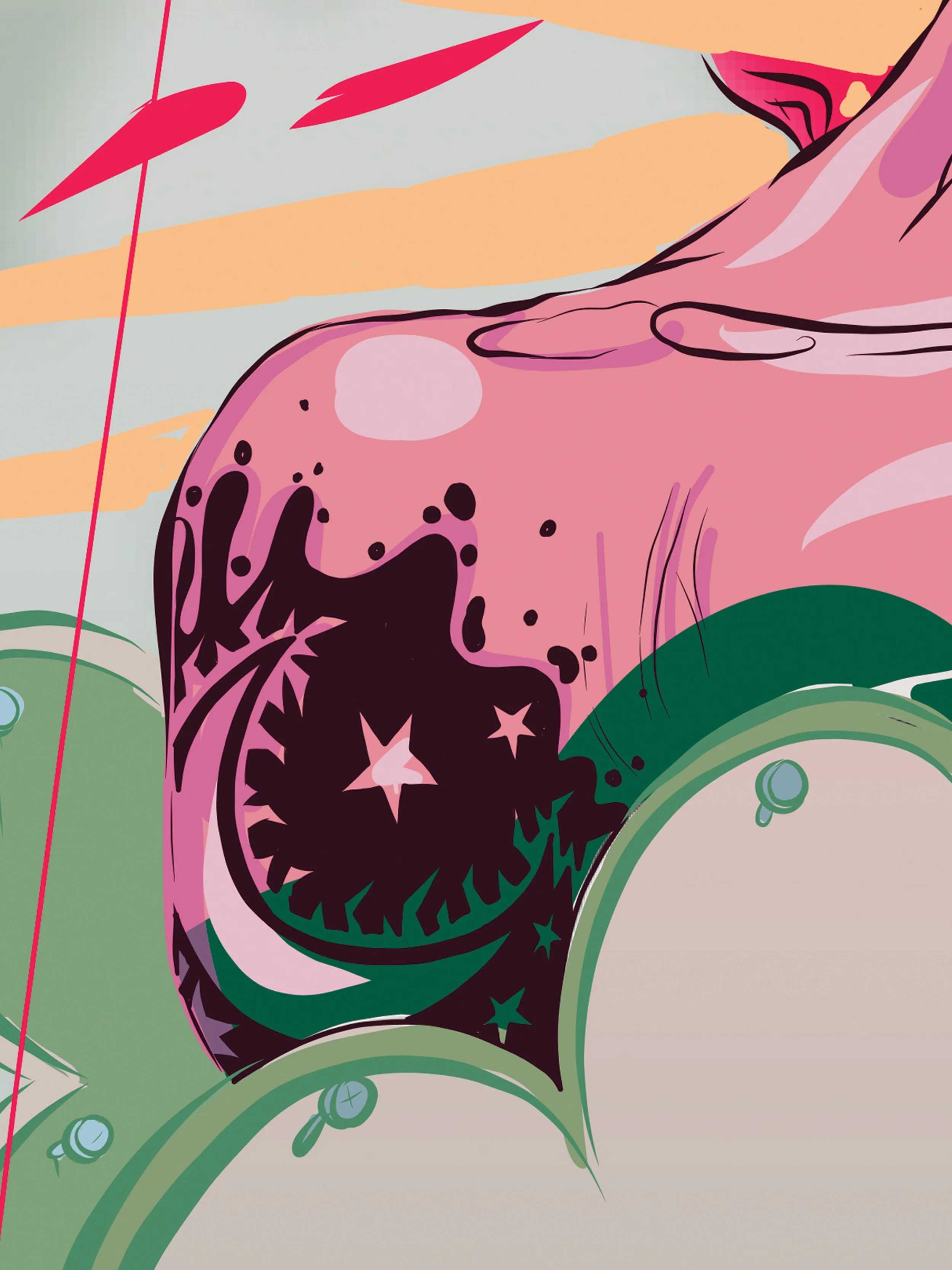 The Moon 18x24 detail 3 Josh Hunter.jpg