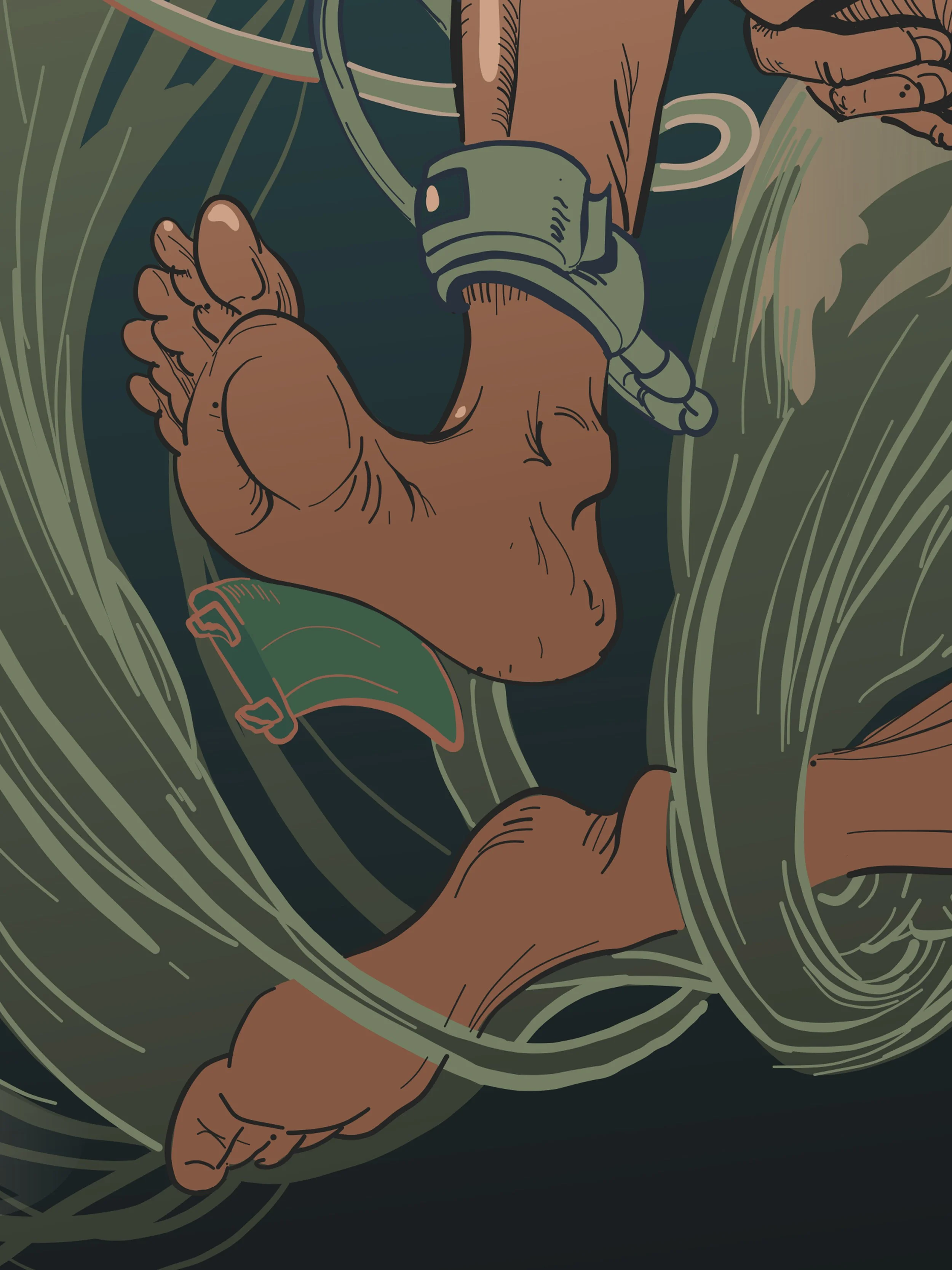 DOWN + OUT detail 2 digital illustration by Josh Hunter.jpg