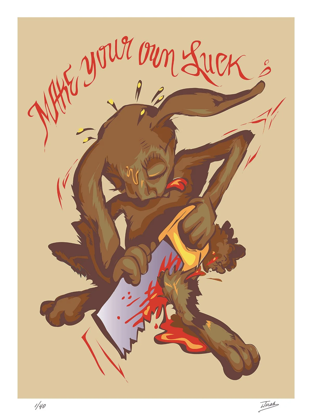 MAKE YOUR OWN LUCK by Josh Hunter.jpg