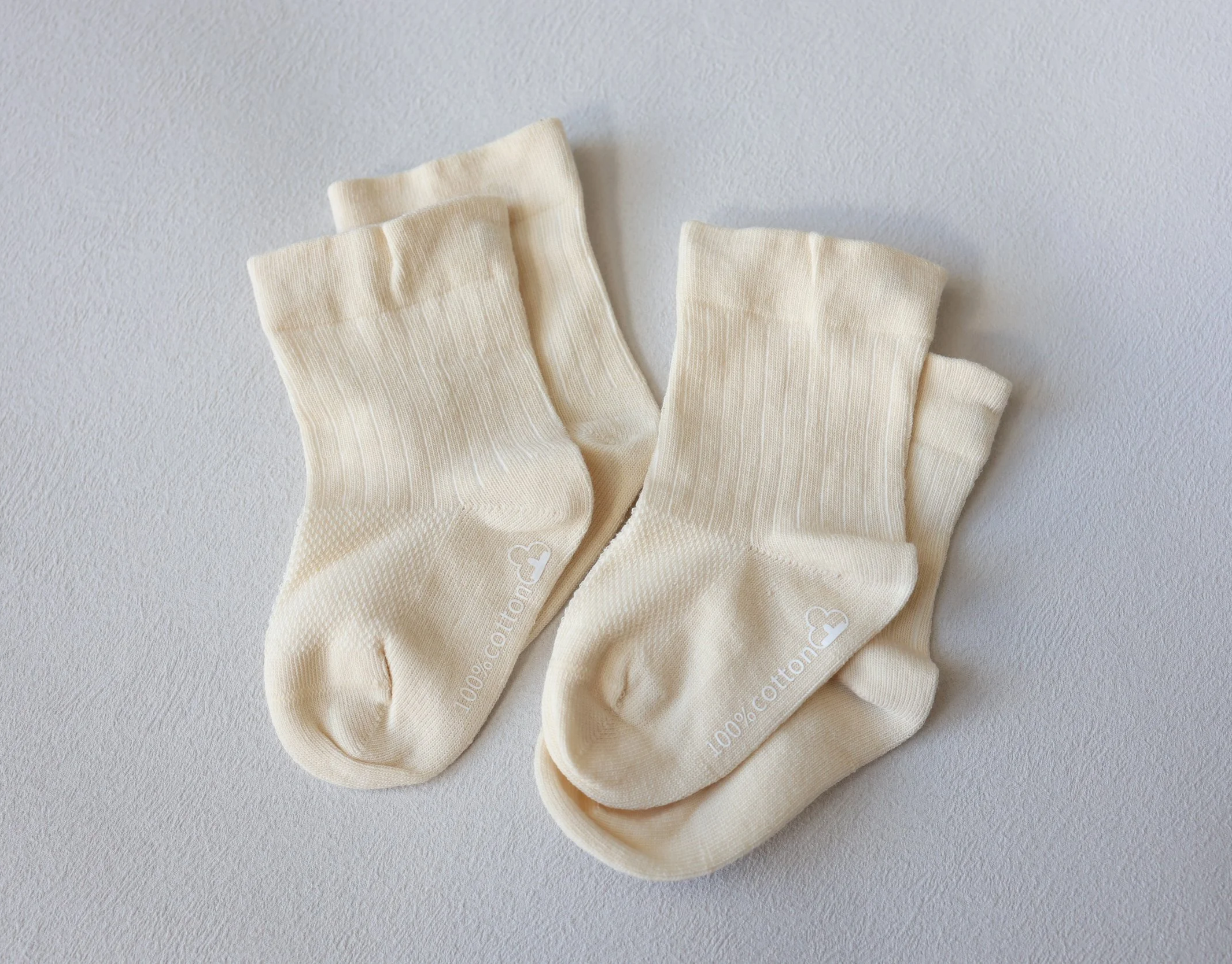 pure sprout 100% cotton baby socks