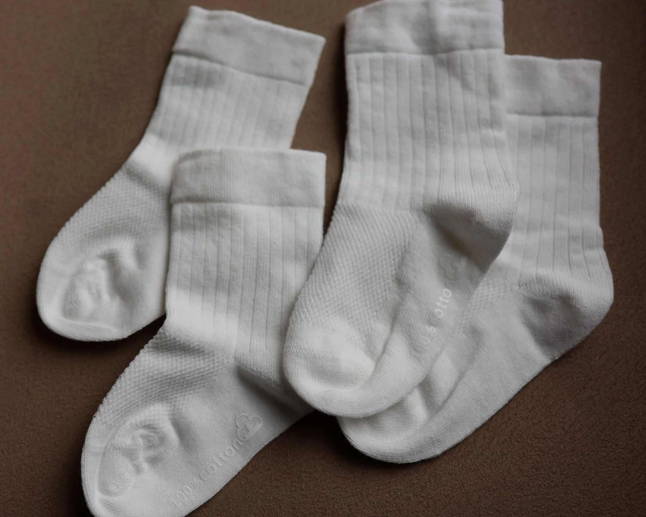 100% cotton white kids socks with soft cuffs — Match-Me Magic by Hatoessential.