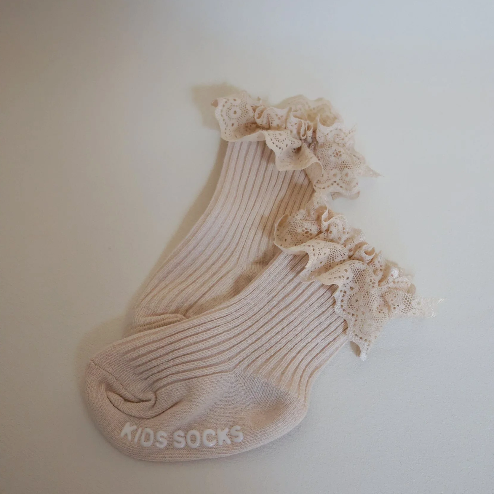 Toffee Twist- mini flounce socks