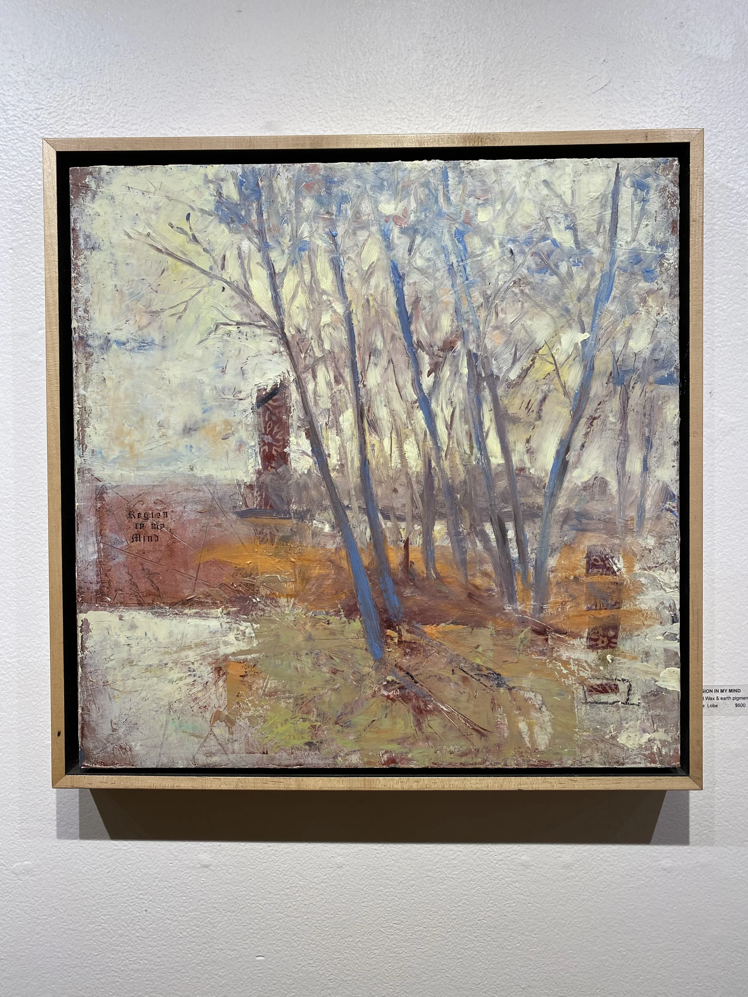 Region of my Mind/ Cold Wax & Oil