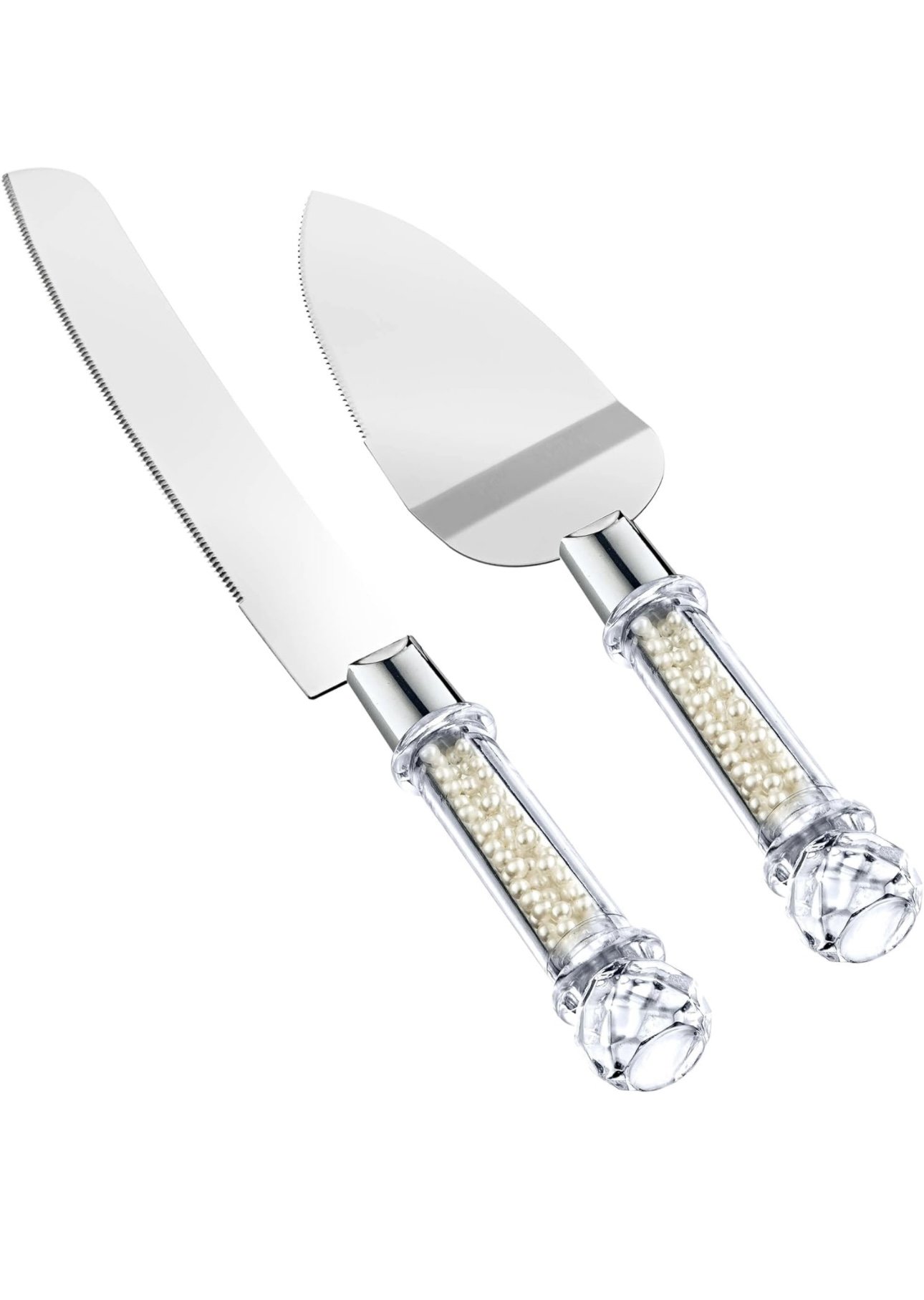 Silver Cake Cutting Utensils
