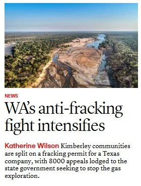 News media pitching for Environs Kimberley