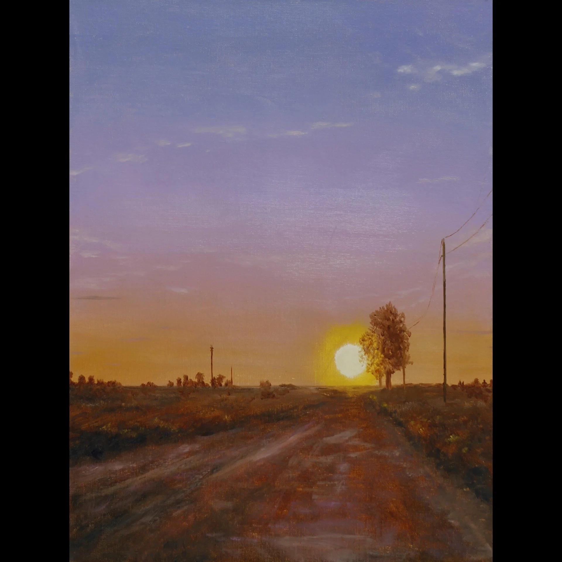 A Country Road Sunset (9x12")
