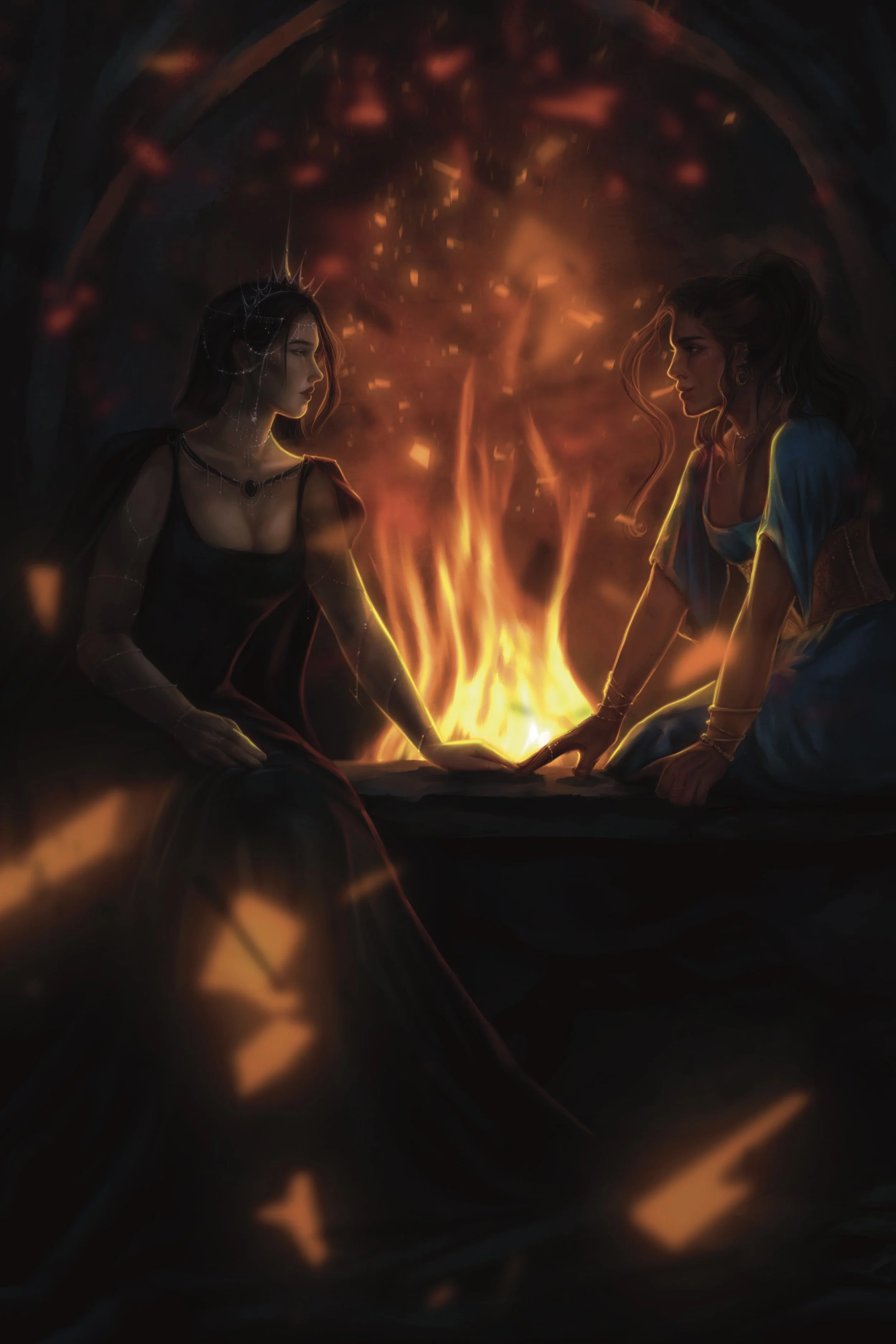Fireside Eyes — Character Print