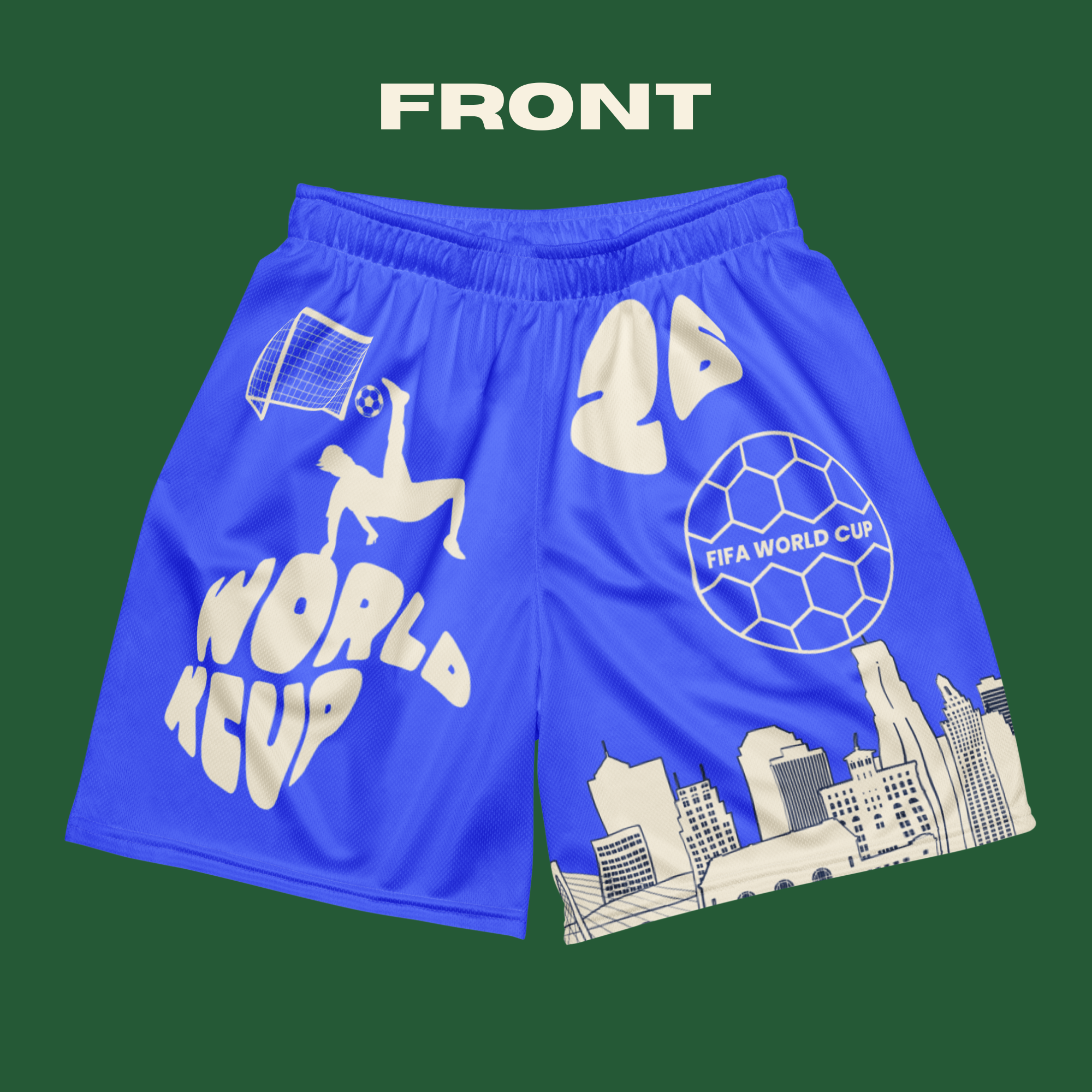 KC World Cup (KCUP) All Over Shorts