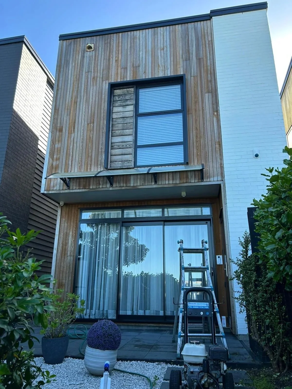 cedar home before professional restoration by Cedar People