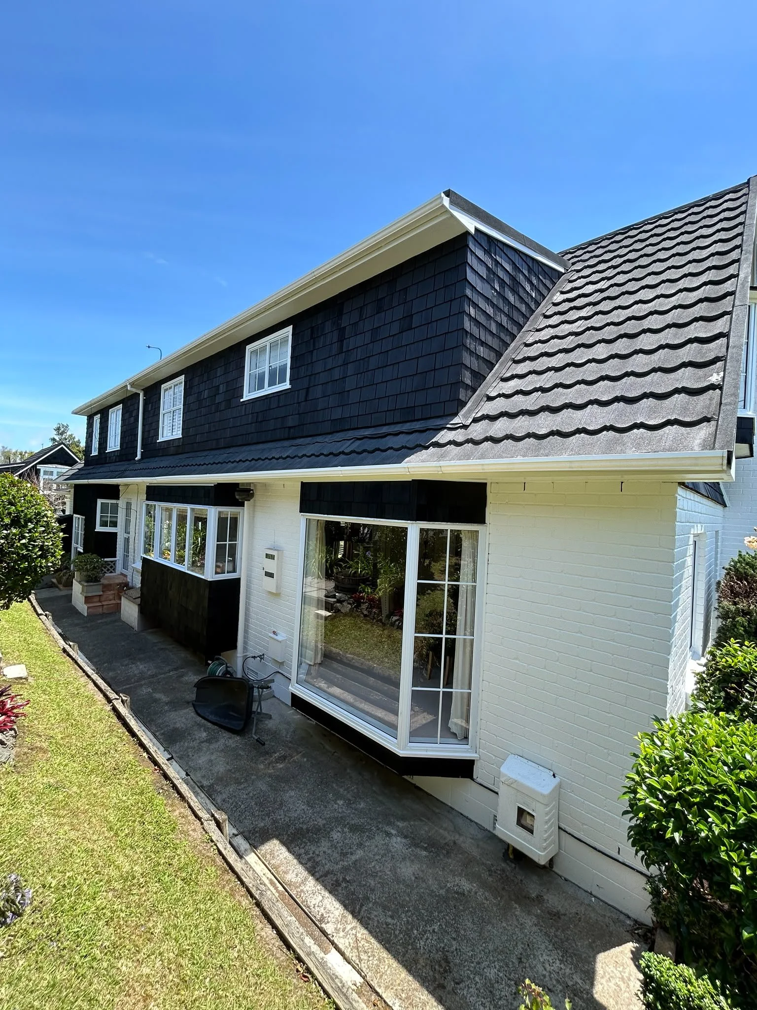 Painted shingles