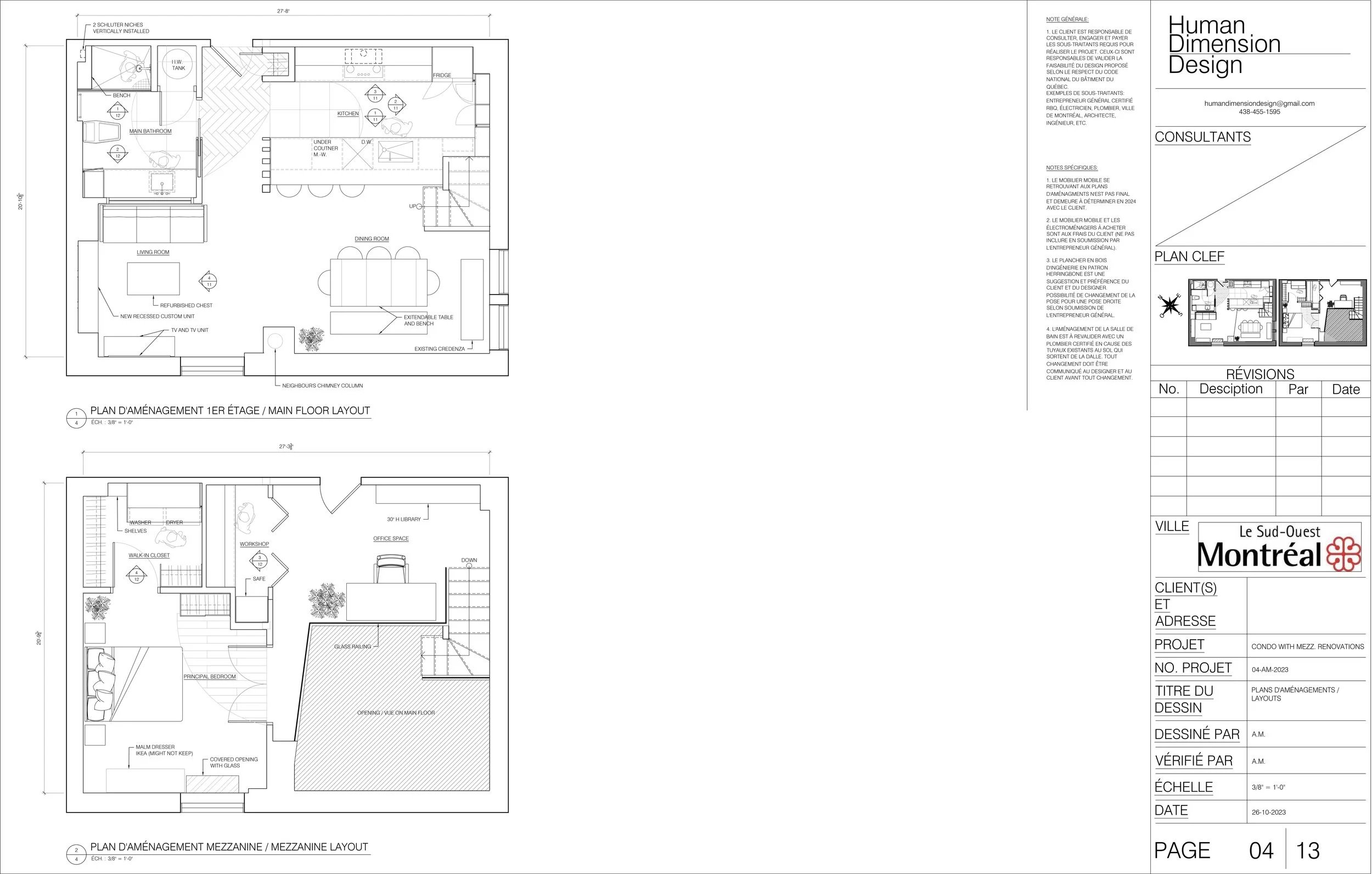 Final layout