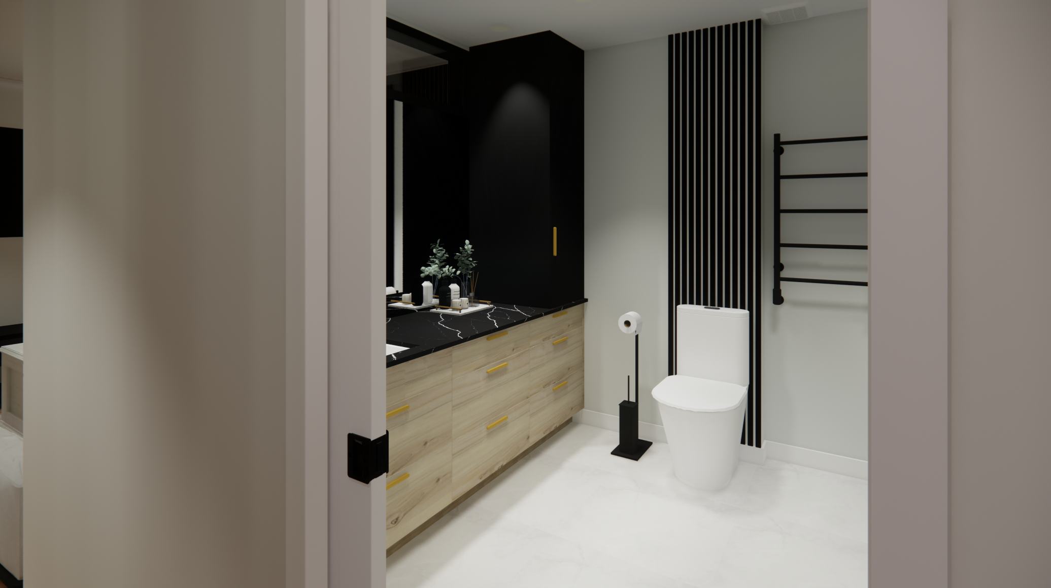 Main bathroom 3D render