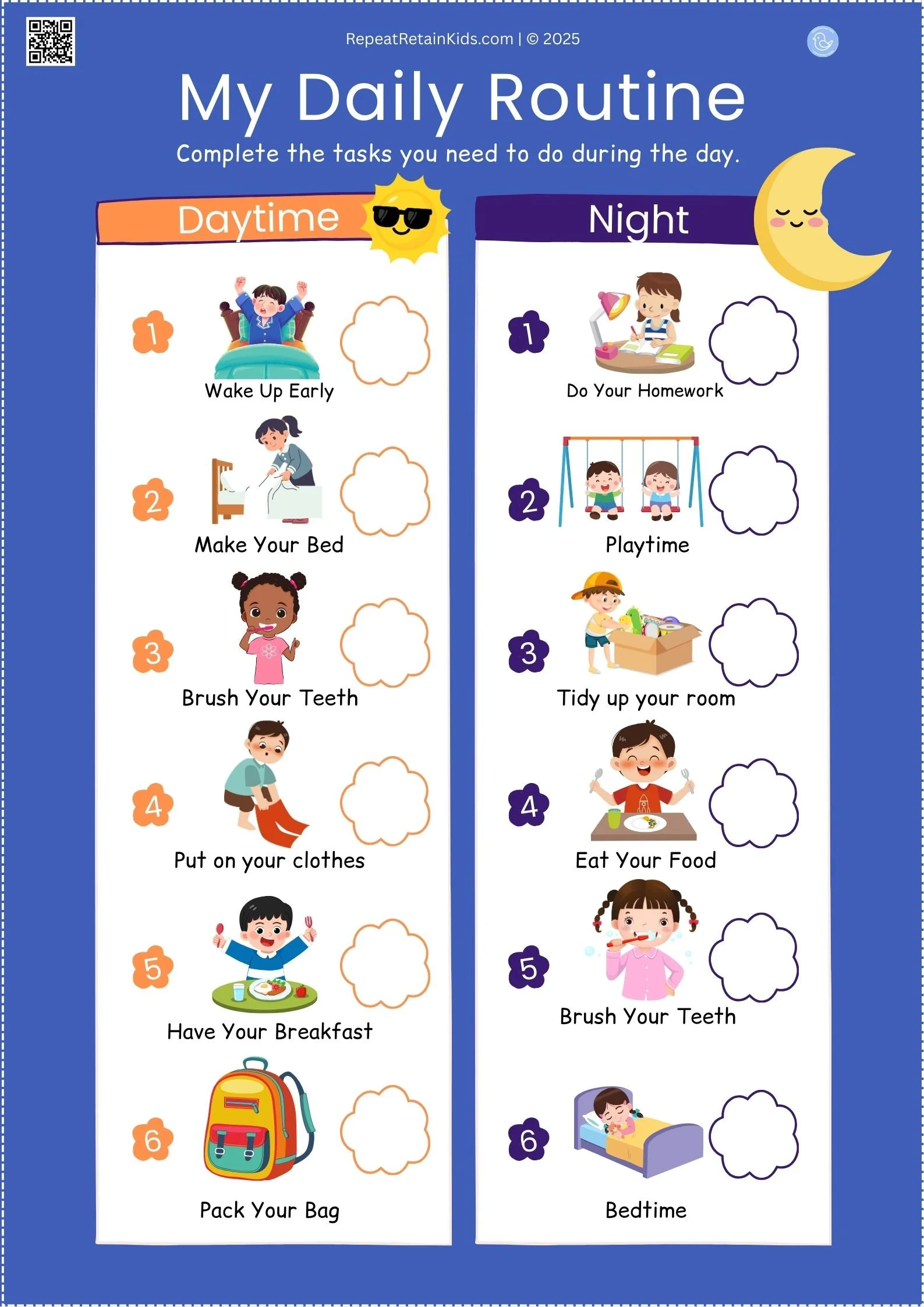 Month 2 Daily Routine Chart Worksheet Colorful Educational Style.jpg