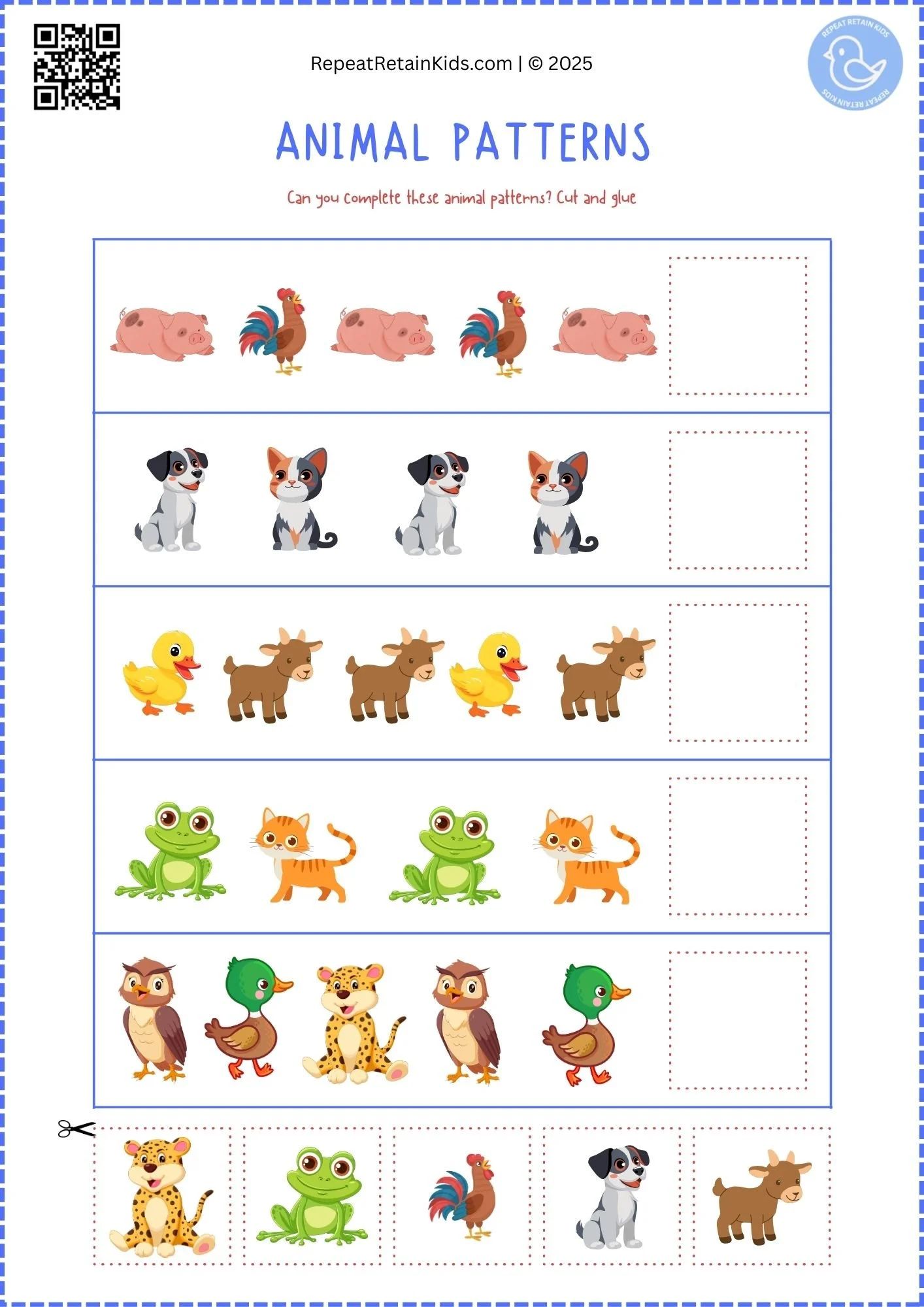 ABAB Pattern Cut Out