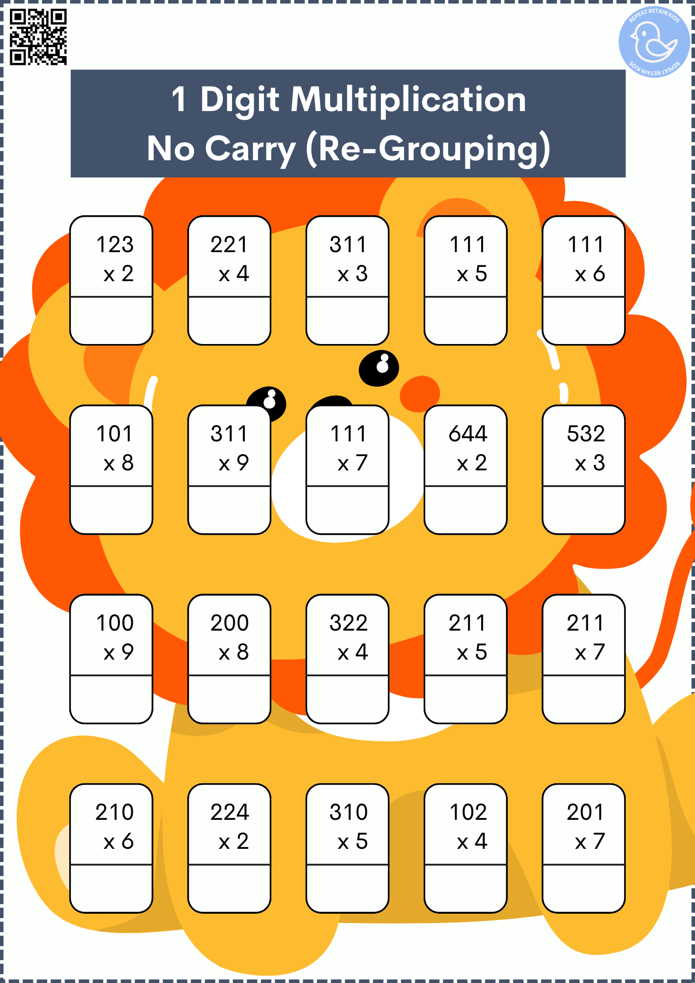 1 Digit Multiplication