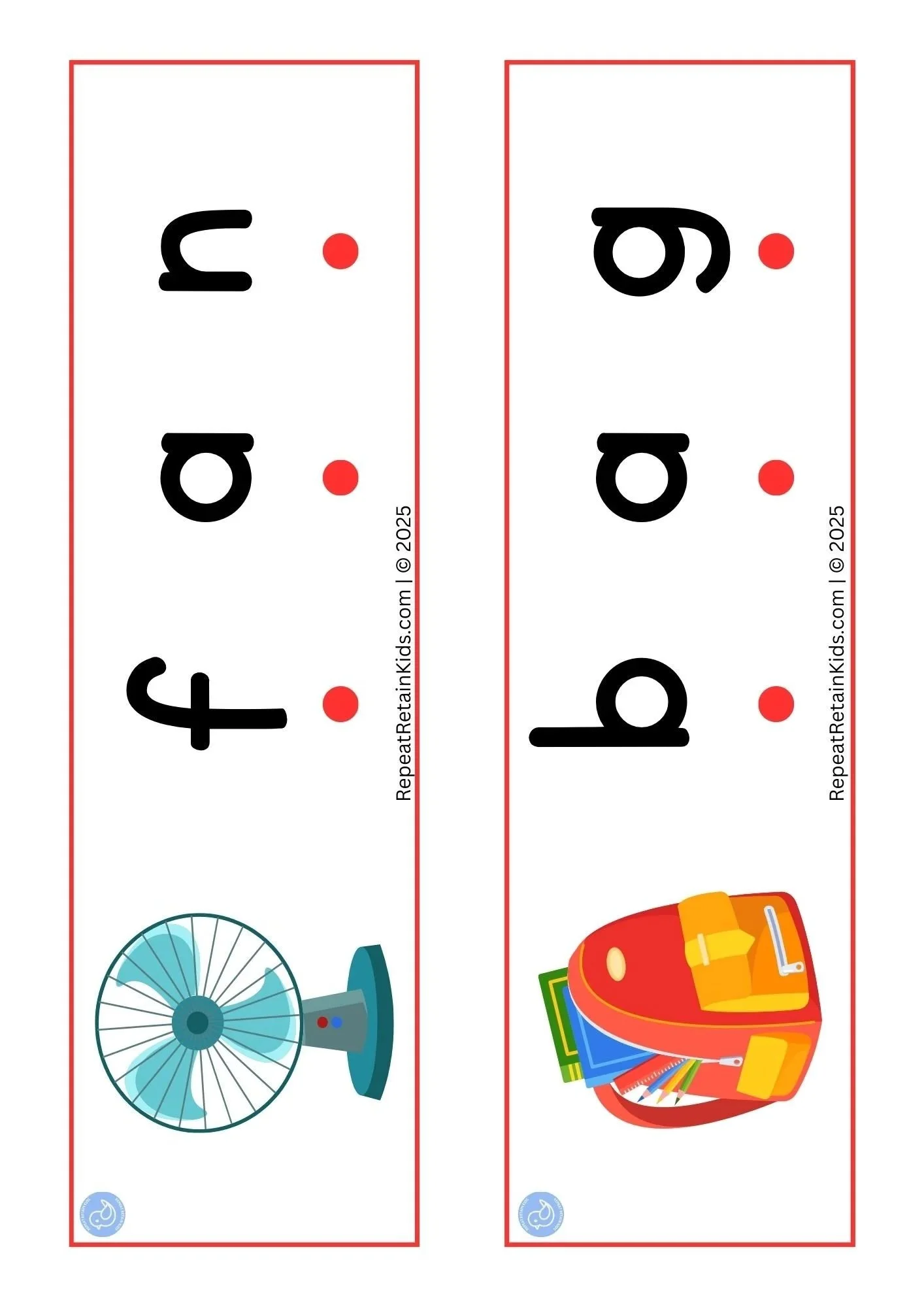 70 Flashcards Short Vowels
