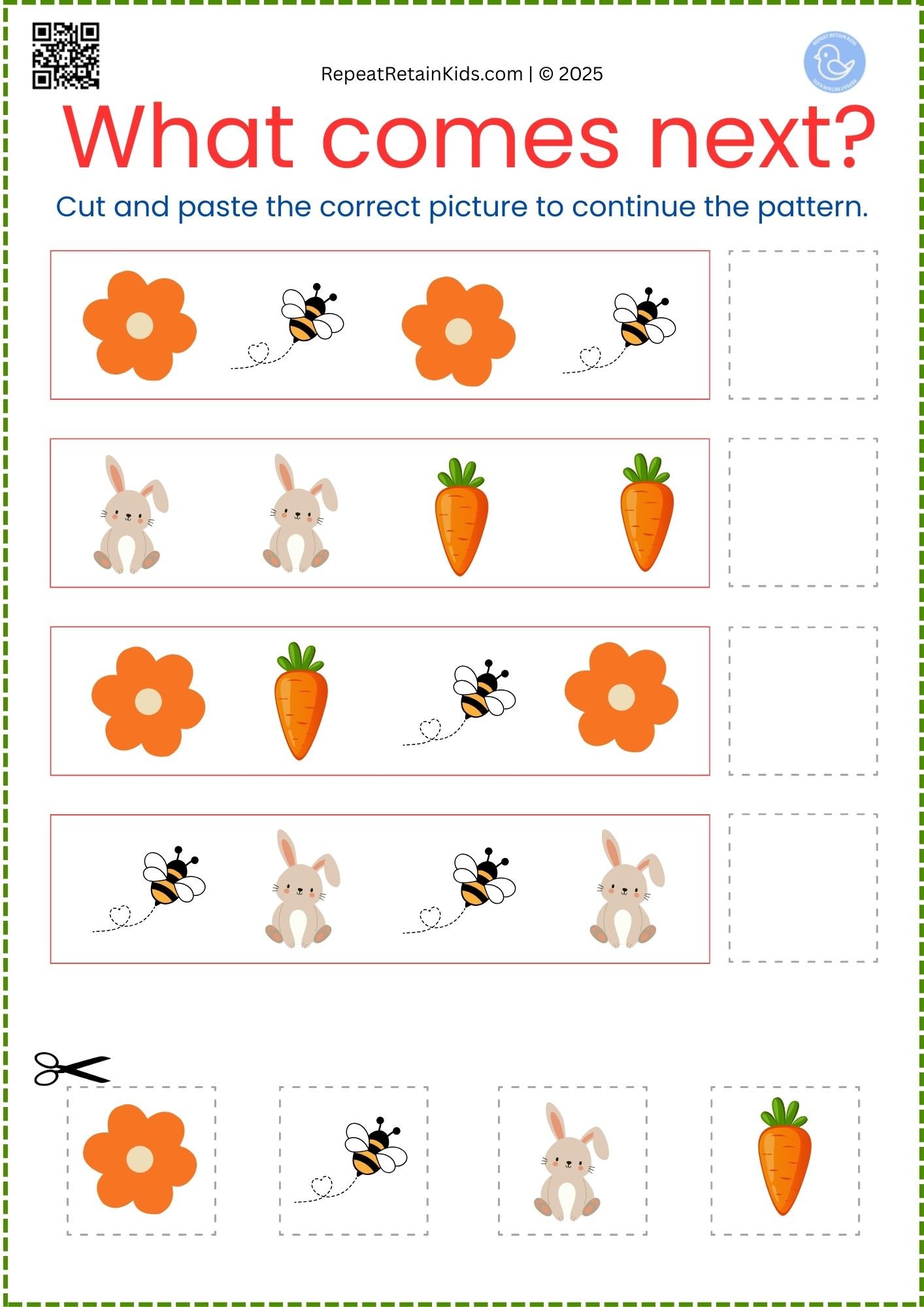Month 2 ABA patternYellow Colorful Pattern Math Worksheet.jpg
