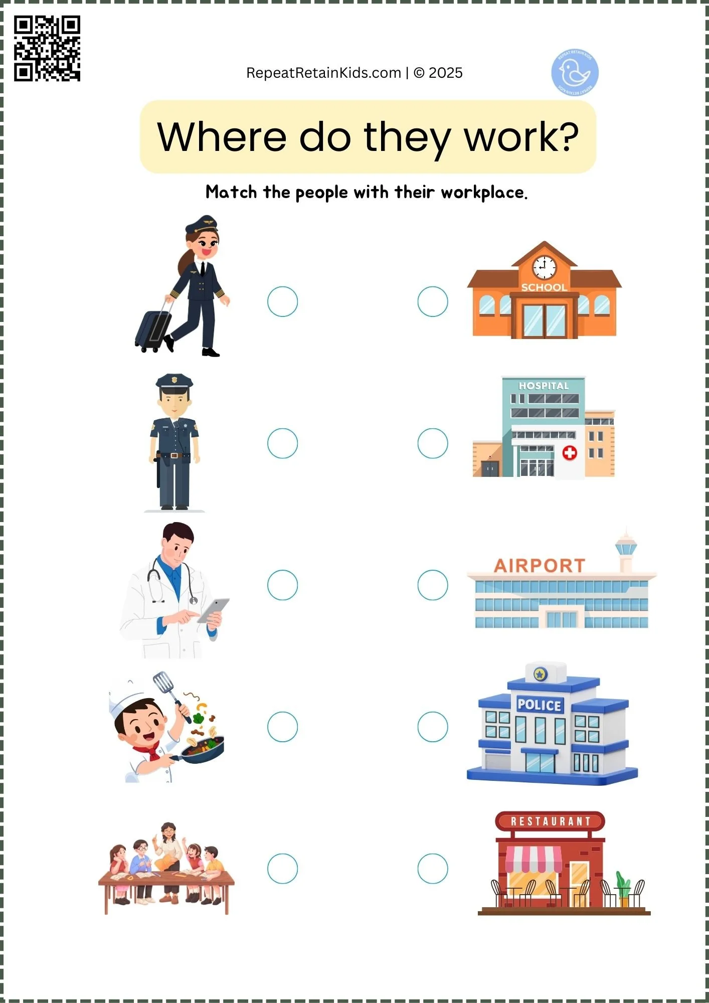 Month 2 People and Their Workplace Worksheet in Yellow White Minimalist Style.jpg