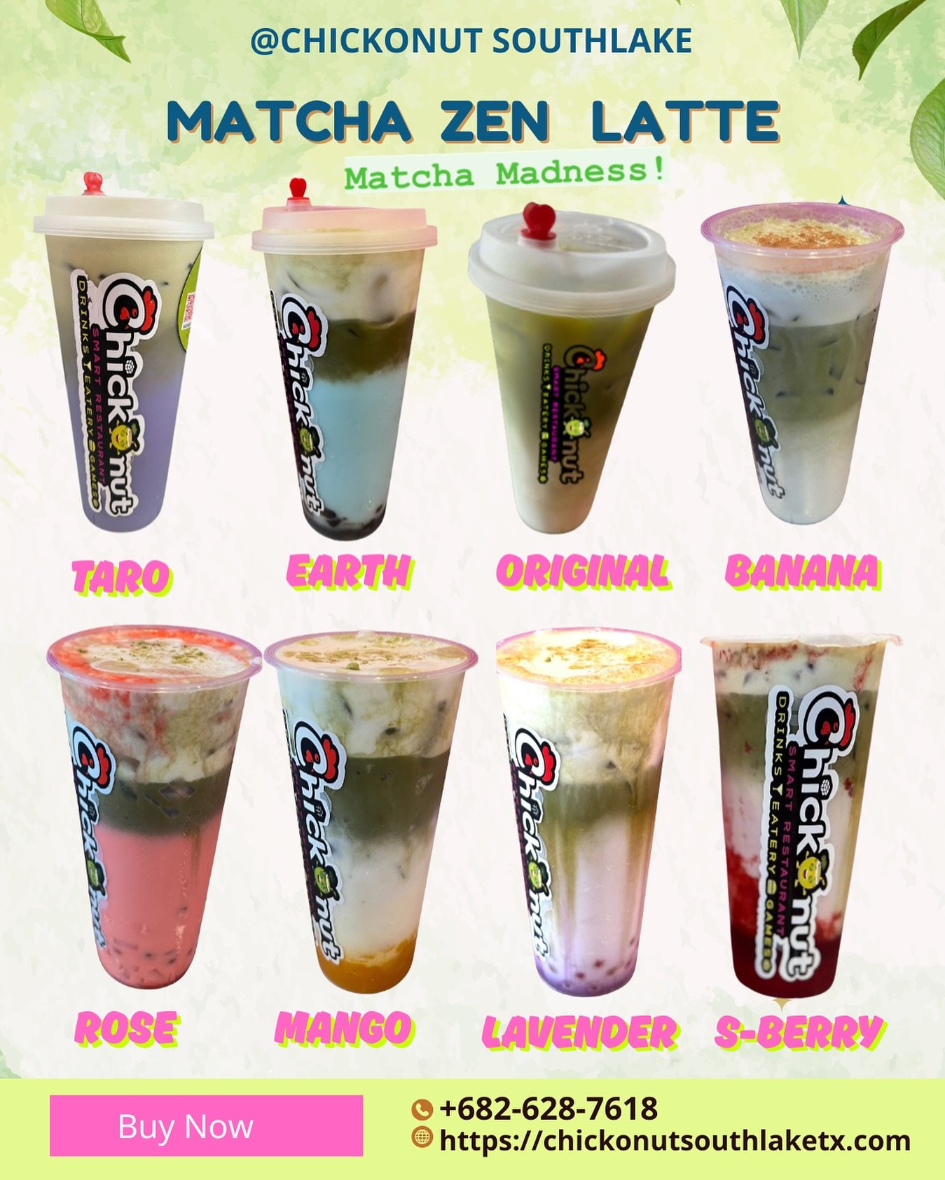 🍵✨ Matcha Lovers Unite! ✨🍵
Explore our dreamy Matcha Series — 8 flavors, 1 obsession 💚
🍓 Strawberry Matcha – Sweet & earthy harmony
🥭 Mango Matcha – Tropical vibes with a matcha twist
🌱 Earth Matcha – Bold, pure, an