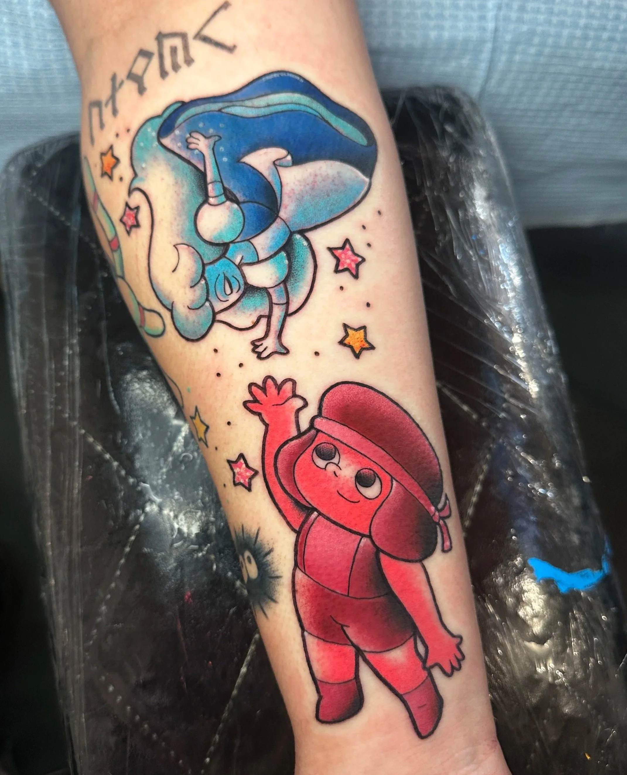 Steven universe tattoo by Kristine Tran Woman tattoo artist in San Diego
