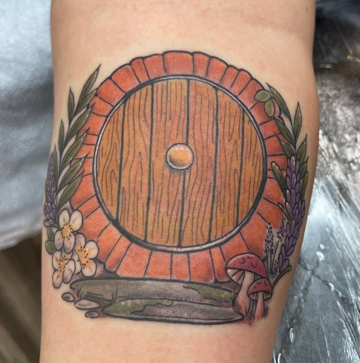 Woman tattoo artist in North Park