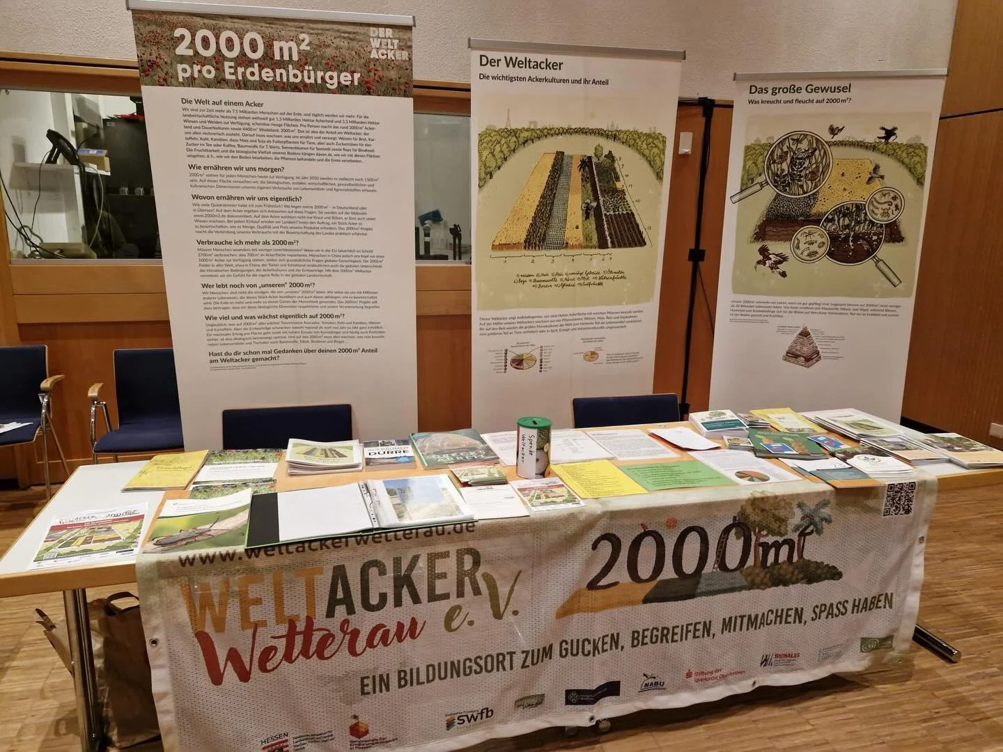 Unser Infotisch

Wir waren dabei am 20.2. beim Fachvortrag von Prof. Alexandra Klein des NABU in Bad Vilbel Dortelweil 
und beteiligten uns mit einem Infotisch &uuml;ber den Weltacker! 

#weltackerwetterau #nabuwetterau #wildbienensch&uuml;tzen