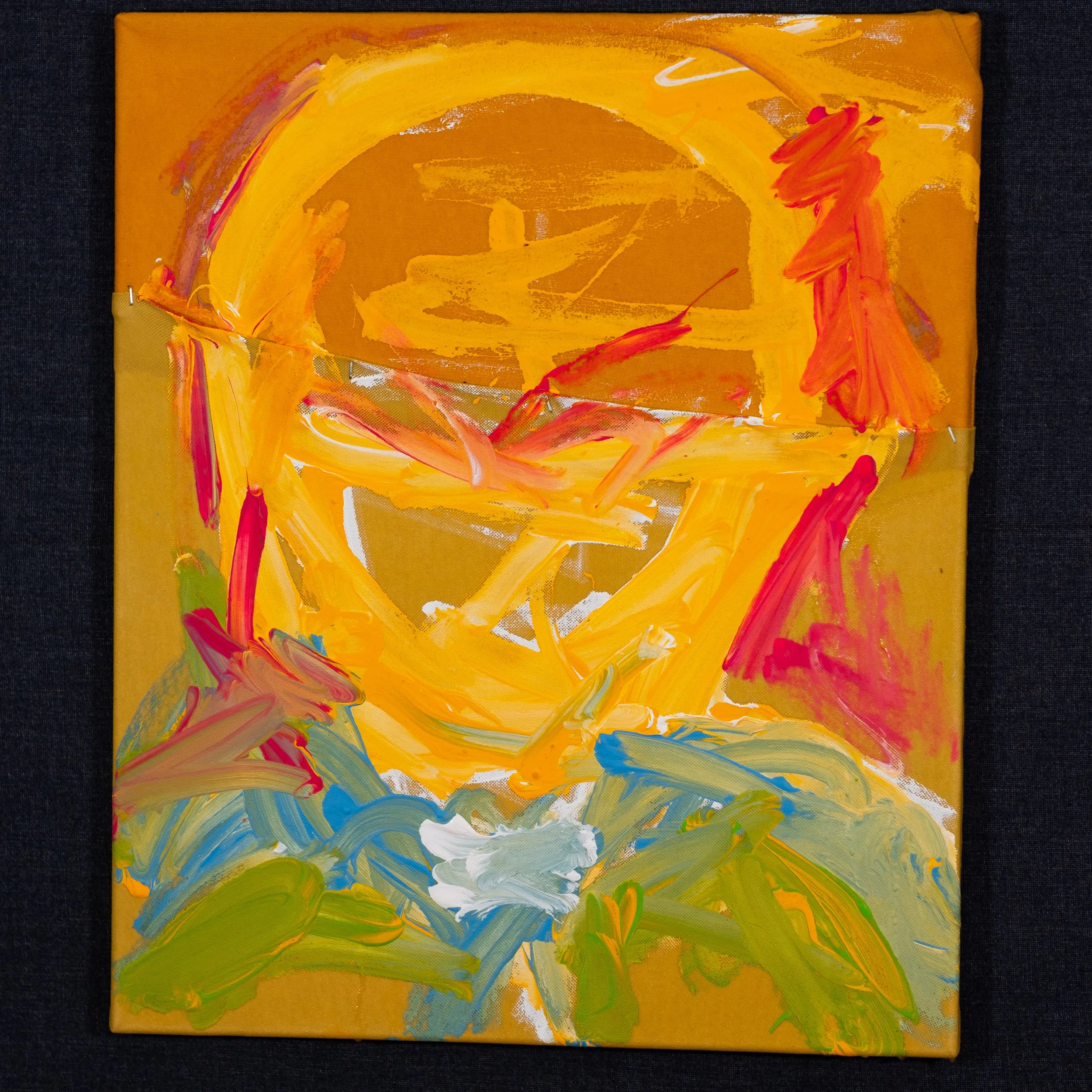 Portret din expoziția Nicolae Comǎnescu. Auto-portret