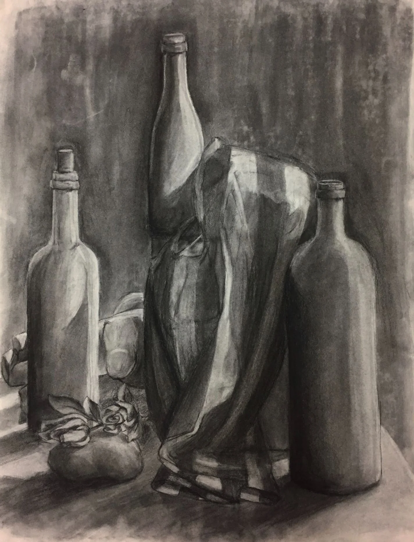 Charcoal Still Life