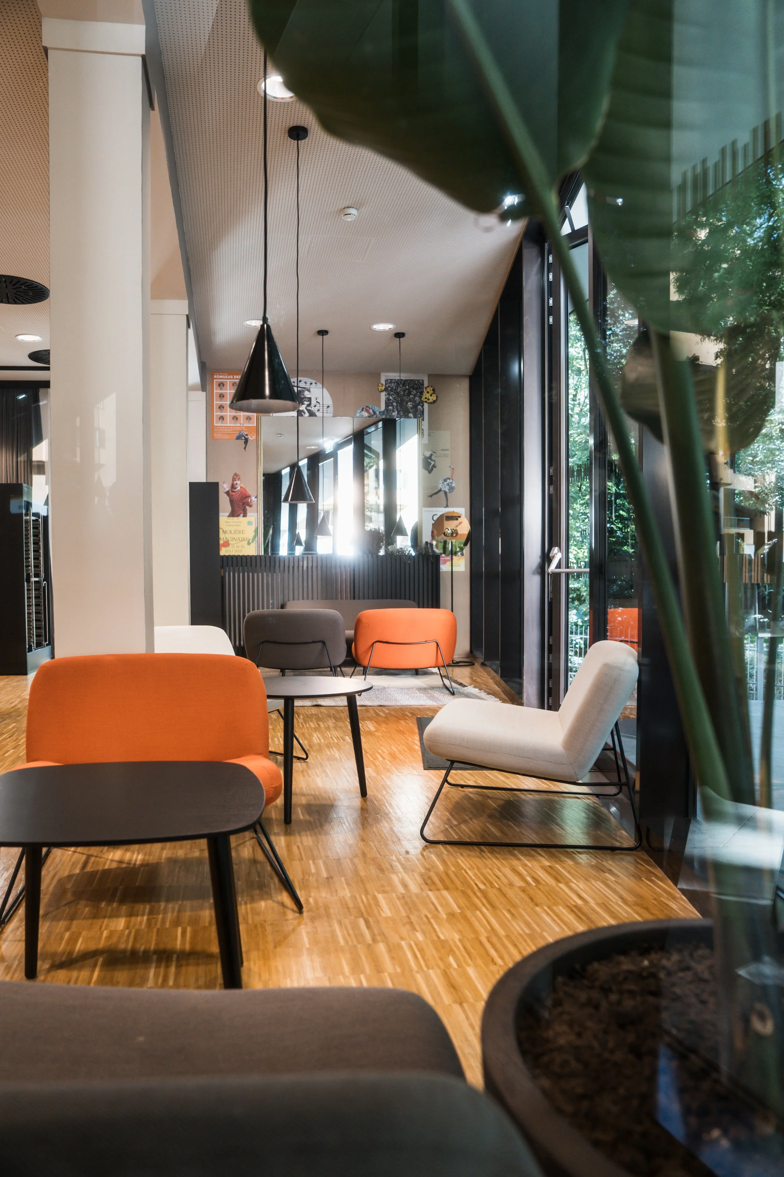 Park Cafè in der KUG Graz, Innen